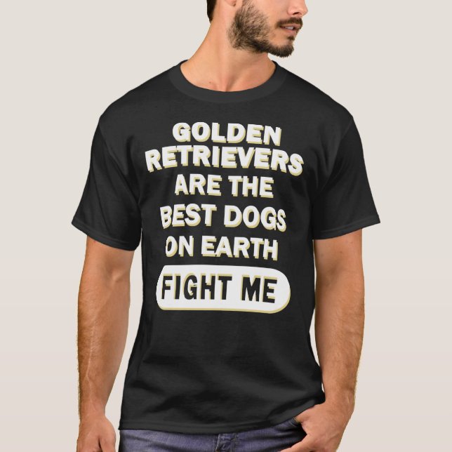Golden Retriever Dog Welppy Owner Gashing T-Shirt (Vorderseite)