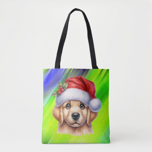 Golden Retriever Dog with Santa Claus Style-82535 (Vorderseite)
