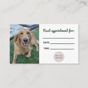 Golden Retriever Dogggy Vet Enclosure Card Begleitkarte