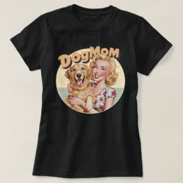 Golden Retriever DogMom T - Shirt Doglover Retritr