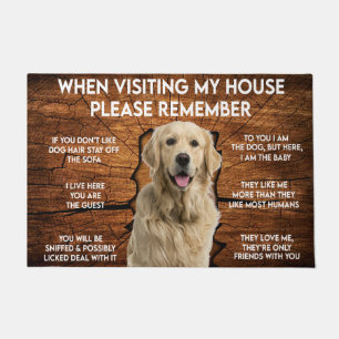 Golden Retriever Doormat, Golden Retriever Lover Fußmatte