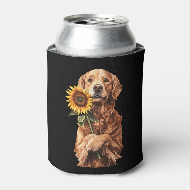 Golden Retriever Dosenkühler (Kanne Vorderseite)