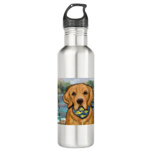 Golden Retriever Edelstahlflasche