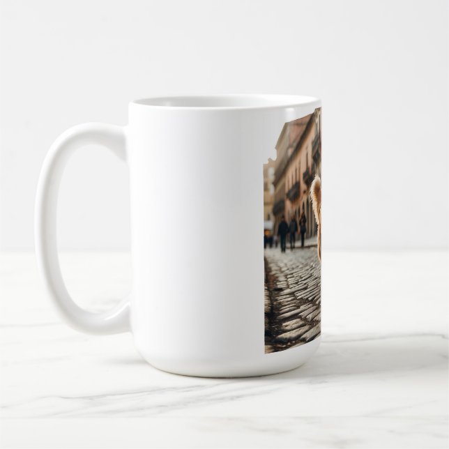 Golden Retriever Elegante Kaffee Tasse (Links)