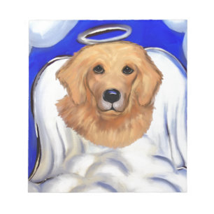 Golden Retriever Engel Notizblock