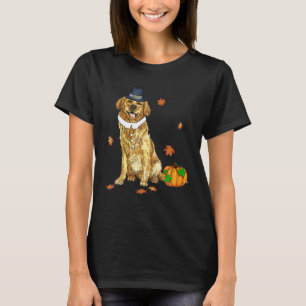 Golden Retriever Erntedank Pilgrim Türkei Männer T-Shirt
