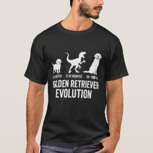 Golden Retriever Evolution Hund Mama Papa Golden R T-Shirt