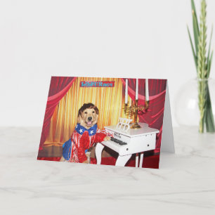 Golden Retriever Fabulous Liberace Geburtstag Karte