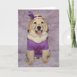 Golden Retriever Fabulous Puppy Birthday Karte