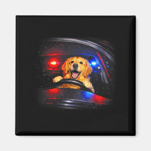 Golden Retriever fährt Meme-Hund fährt Auto ich Magnet