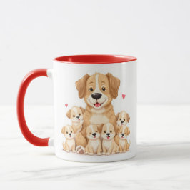 Golden Retriever Family Tasse - Adorable Geschenke
