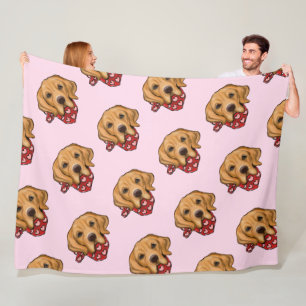 Golden Retriever Fleecedecke