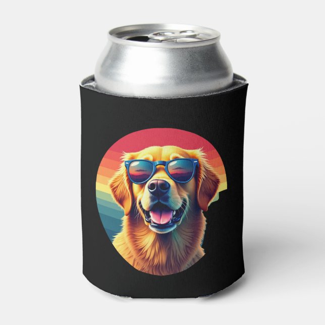 Golden Retriever for Kids Boys Girls Sonnenbrille  Dosenkühler (Kanne Vorderseite)