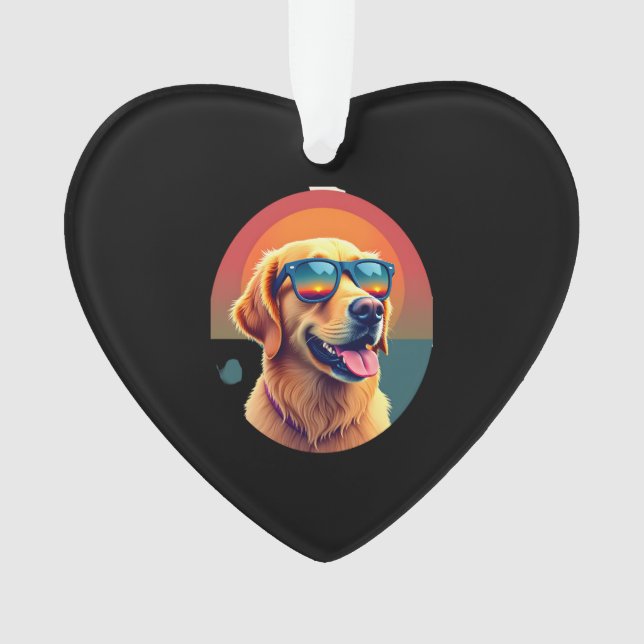 Golden Retriever for Kids Boys Girls Sunglasses Pe Ornament (Vorderseite)