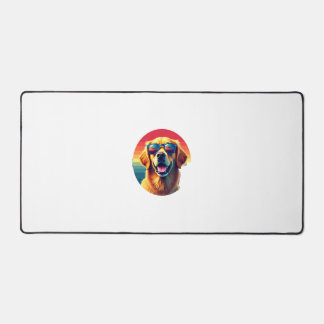 Golden Retriever for Kids Boys Girls Sunglasses Pe Schreibtischunterlage