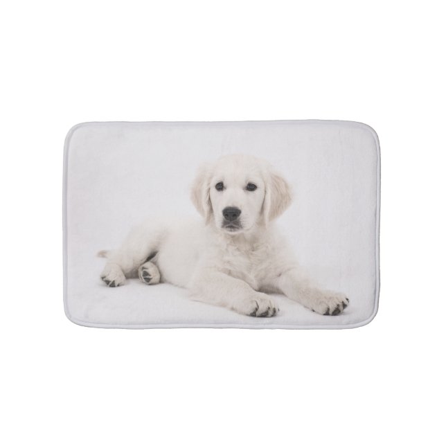 Golden Retriever Foto Badematte (Vorderseite)