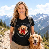 Golden Retriever Foto Leben ist besser Frauen schw
