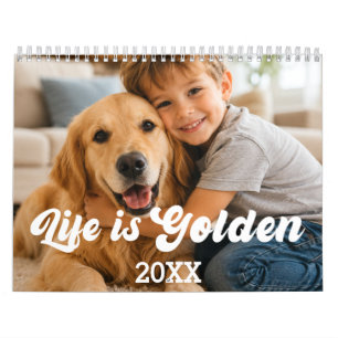 Golden Retriever Foto Life is Golden 2027 Kalender