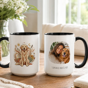 Golden Retriever Foto- & Namens-Andenken Tasse