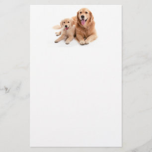Golden retriever-Freunde Briefpapier