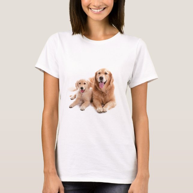 Golden retriever-Freunde T-Shirt (Vorderseite)