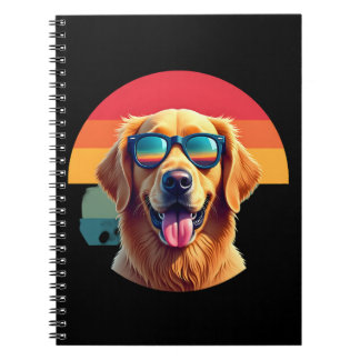 Golden Retriever für Kinder Jungen Mädchen Sonnenb Notizblock