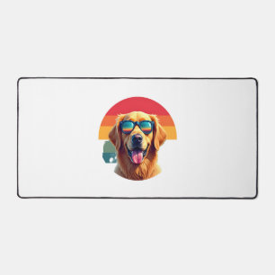 Golden Retriever für Kinder Jungen Mädchen Sonnenb Schreibtischunterlage