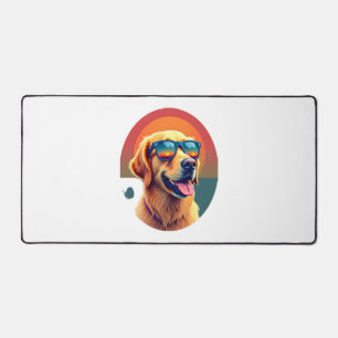 Golden Retriever für Kinder Jungen Mädchen Sonnenb Schreibtischunterlage