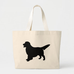Golden retriever-Gang Jumbo Stoffbeutel