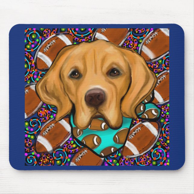 Golden Retriever Geburtstag Mousepad (Vorne)