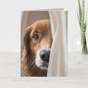 Golden Retriever Geburtstagshumor Karte