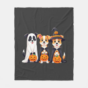 Golden Retriever Geist Halloween Süßigkeiten Oder Fleecedecke