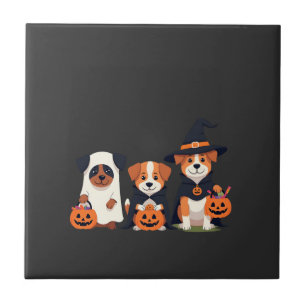 Golden Retriever Geist Halloween Süßigkeiten Oder Fliese