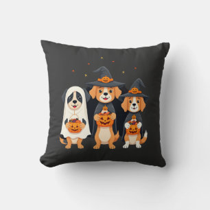Golden Retriever Geist Halloween Süßigkeiten Oder  Kissen