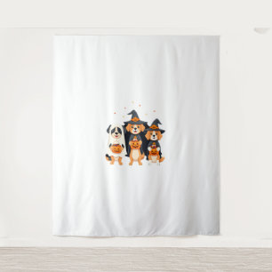Golden Retriever Geist Halloween Süßigkeiten Oder Wandteppich