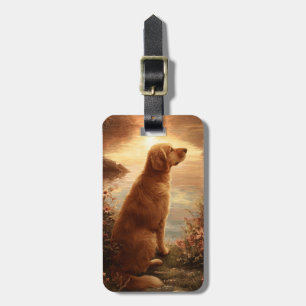 Golden Retriever-Gepäckanhänger Gepäckanhänger