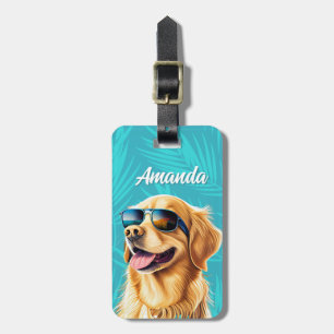 Golden Retriever-Gepäckanhänger Gepäckanhänger