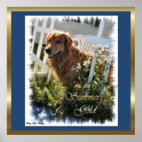 Golden Retriever Geschenke Kunstdrucke
