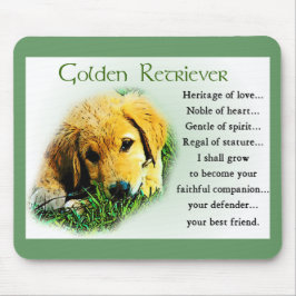 Golden Retriever Geschenke Mousepad