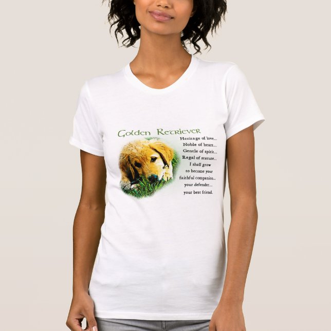 Golden Retriever Geschenke T-Shirt (Vorderseite)