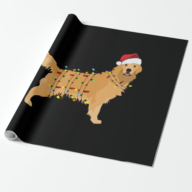 Golden Retriever Geschenkpapier (Ungerollt)
