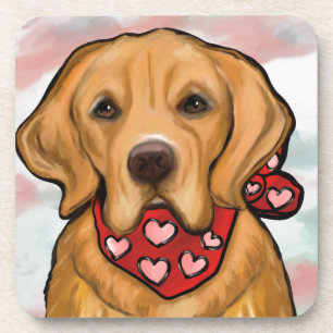 Golden Retriever Getränkeuntersetzer