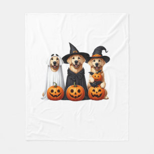 Golden Retriever Ghost Halloween Hundeliebhaber Fleecedecke