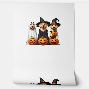 Golden Retriever Ghost Halloween Hundeliebhaber Tapete