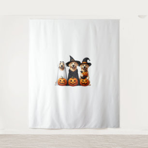 Golden Retriever Ghost Halloween Hundeliebhaber Wandteppich