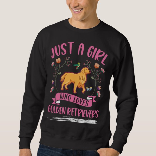 Golden Retriever Girl  1 Sweatshirt (Vorderseite)