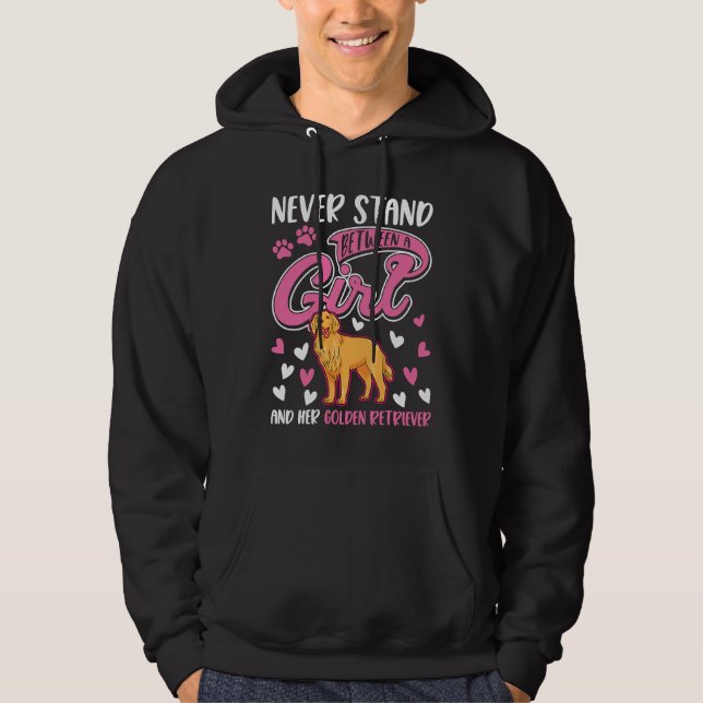 Golden Retriever Girl 2 Hoodie (Vorderseite)