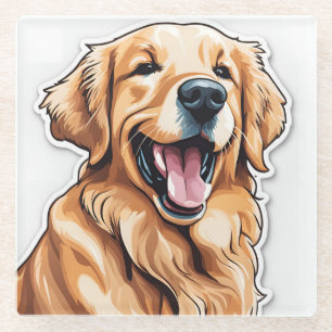 Golden Retriever Glasuntersetzer
