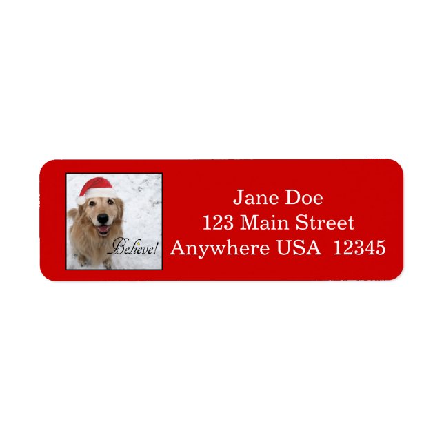 Golden Retriever Glaube Weihnachten (Vorne)