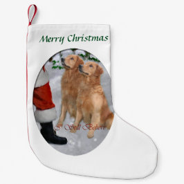Golden Retriever Glaube Weihnachten Kleiner Weihnachtsstrumpf